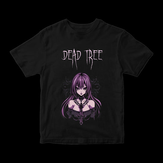 T-shirt oversize deadkitsune "Dead Tree" - #GLITTERxRIN#