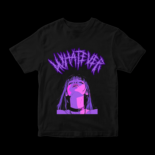 T-shirt oversize deadkitsune WHATEVER - #GLITTERxRIN#